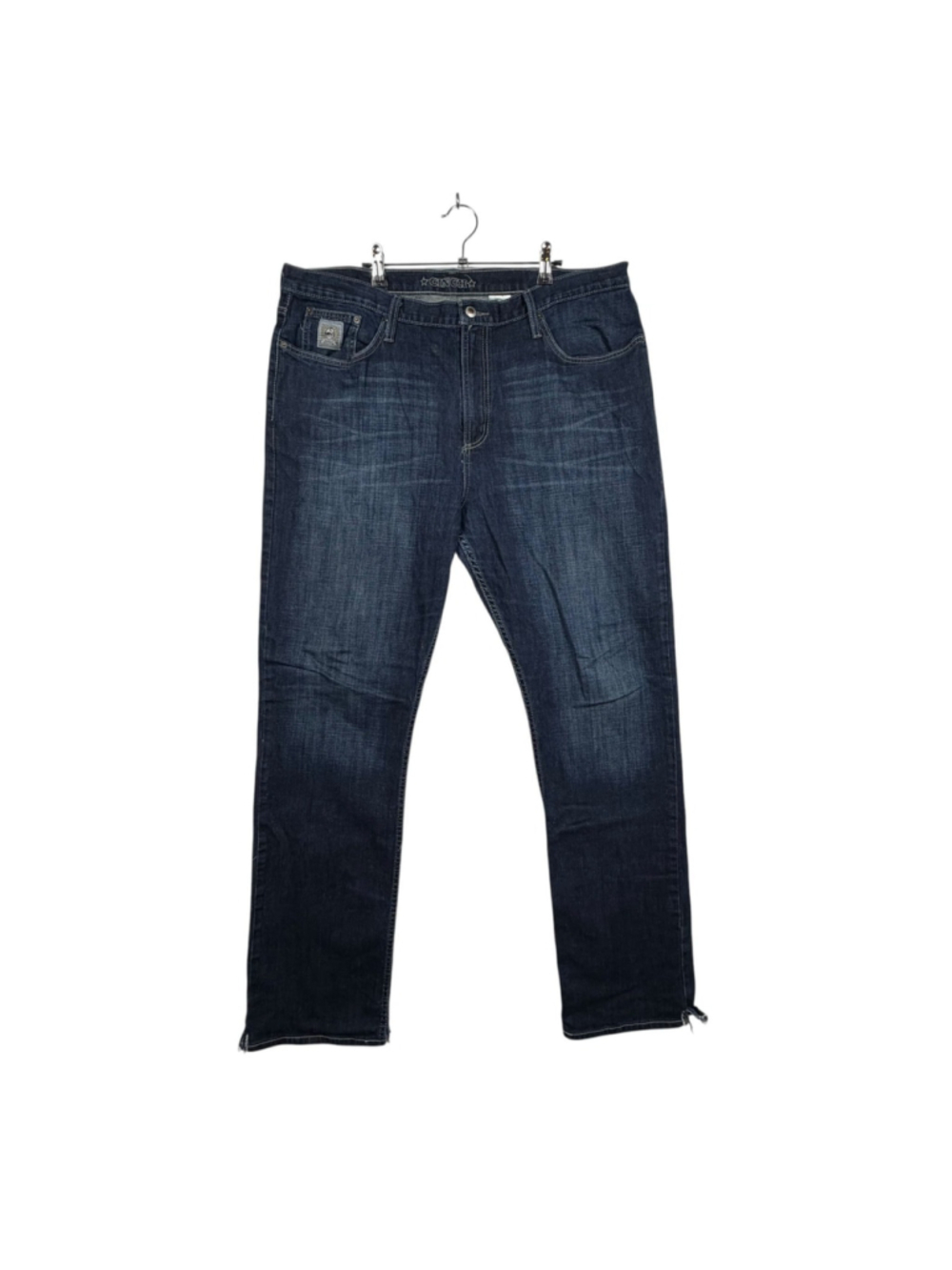 Cinch Silver Label Performance Jeans Blue Slim Straight Leg Western Mens 40x36